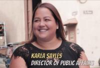Karla Sayles Gladeo em movimento