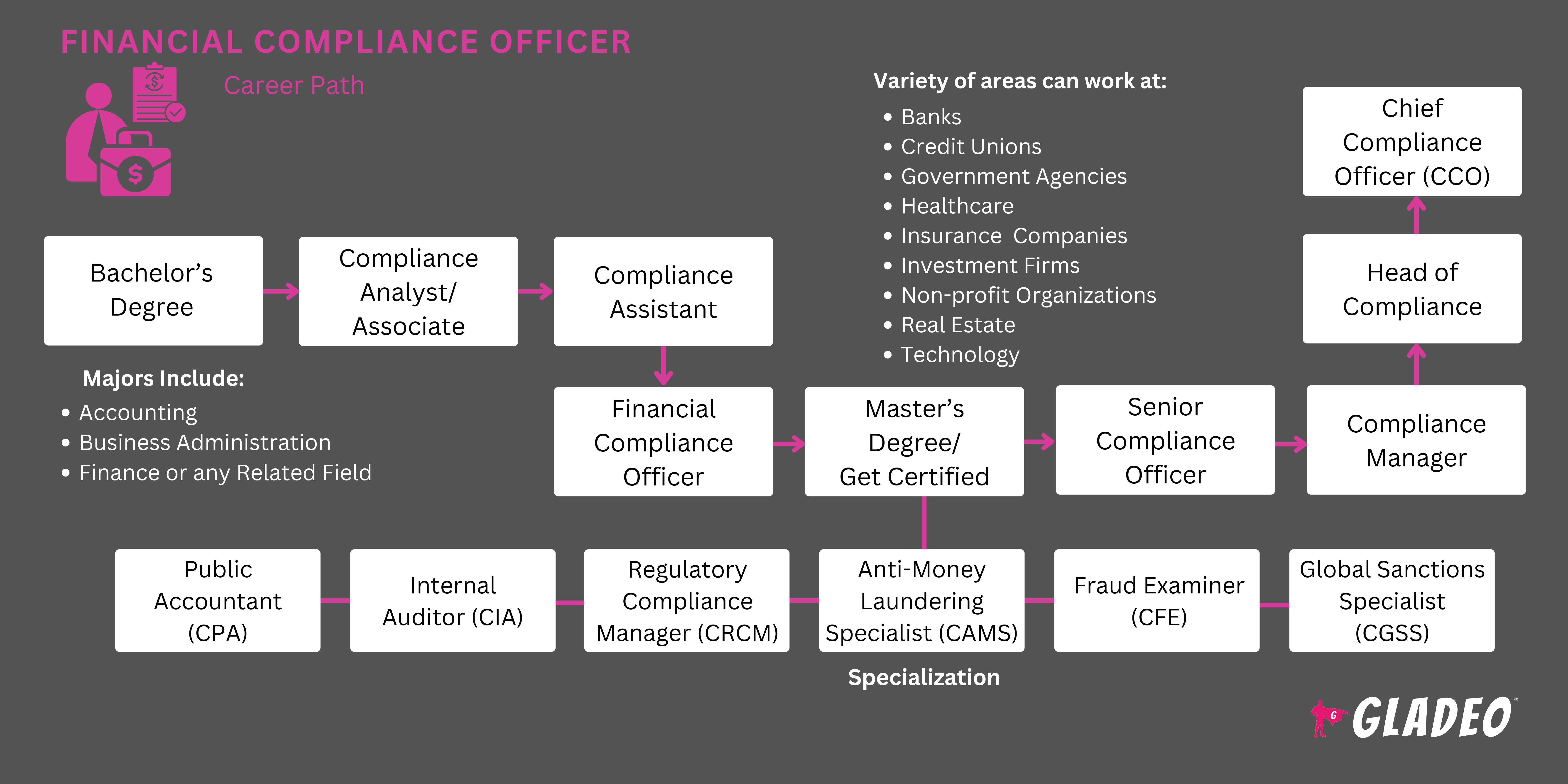 Plano de carreira para o Diretor de Conformidade Financeira