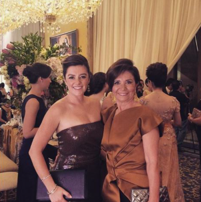 a Lil e a mamãe